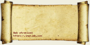 Emilija Mihailović vizit kartica